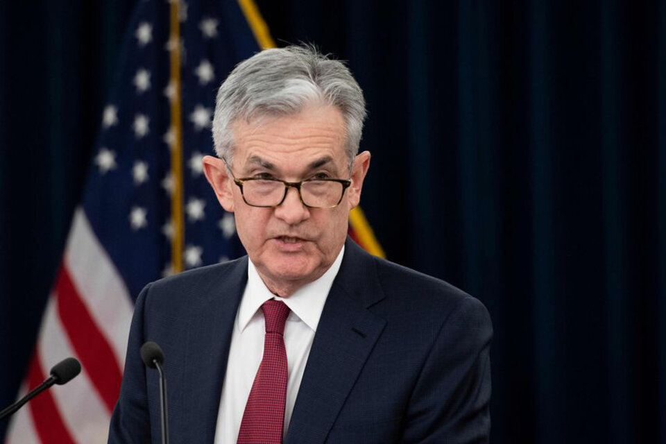 El presidente de la Reserva Federal Jerome Powell.  (Fuente: AFP)