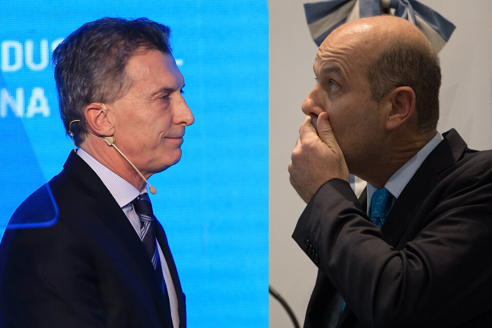Mauricio Macri y Fernando Sturzenegger.