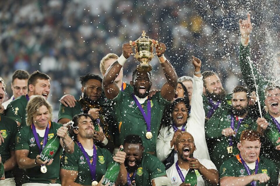 Sudáfrica gritó campeón en el Mundial de rugby (Fuente: EFE)