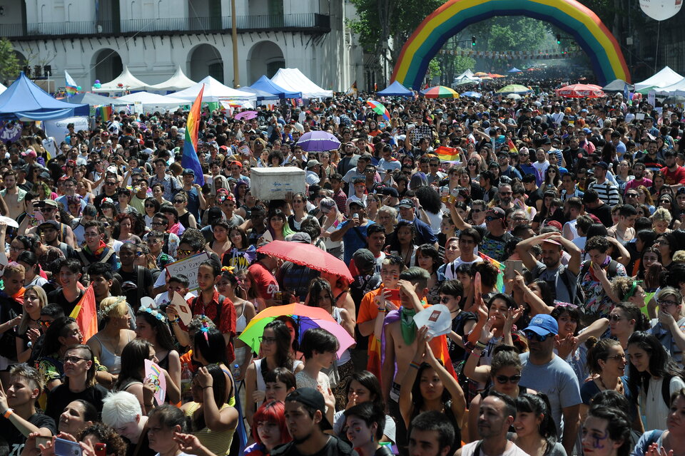 La Marcha del Orgullo tomó las calles de Buenos Aires (Fuente: Julio Martín Mancini)