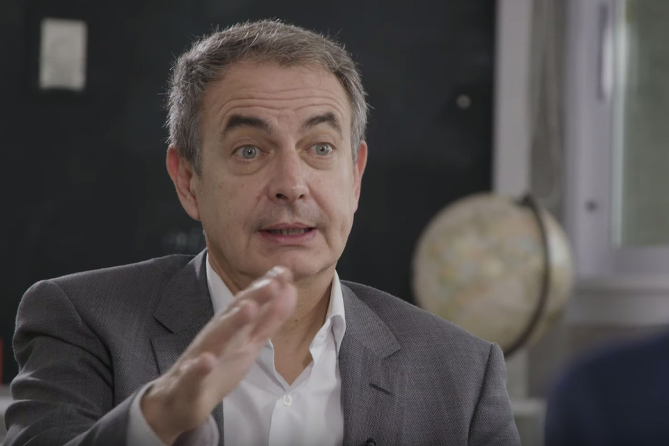 Rodríguez Zapatero con Nicolás Trotta