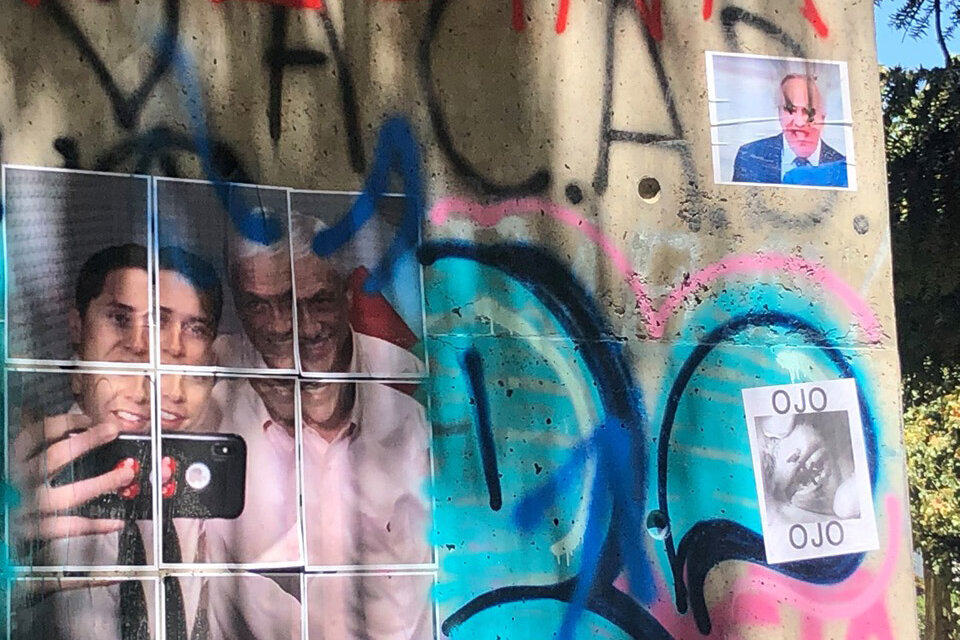 Hablan las paredes del centro de Santiago de Chile