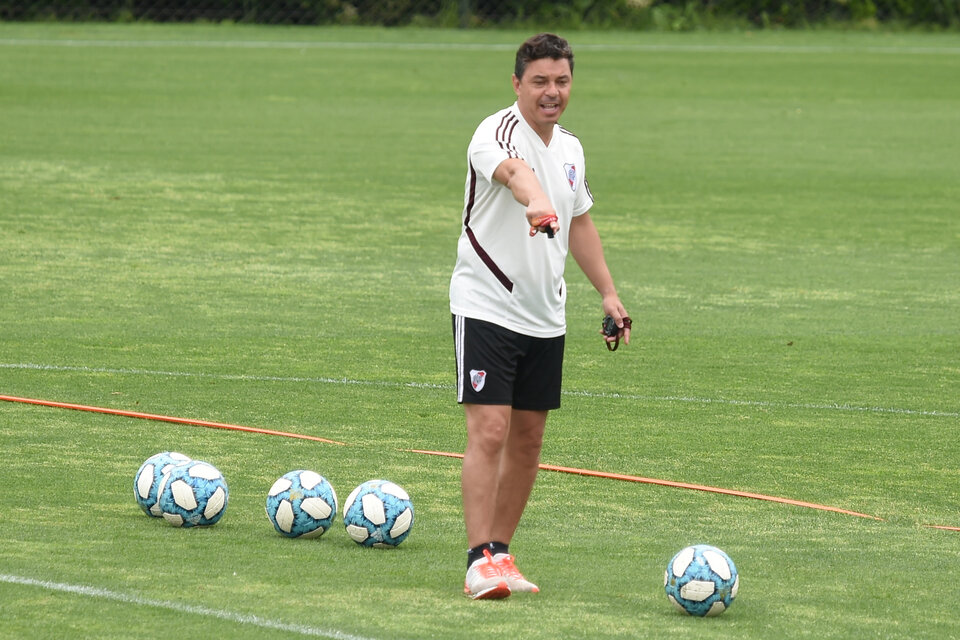 Marcelo Gallardo, DT de River Plate. (Fuente: Fotobaires)