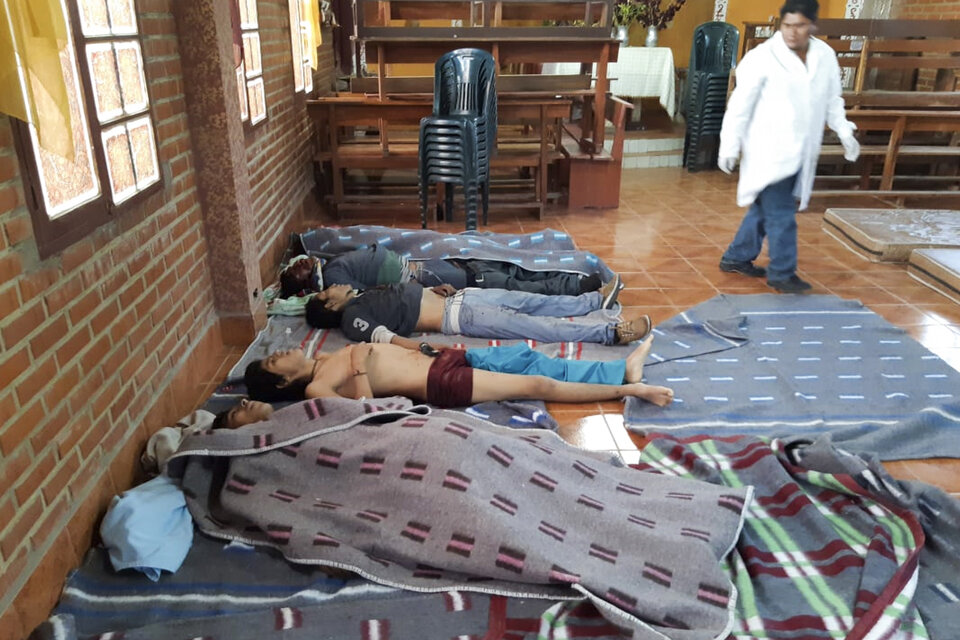 Los cinco muertos en el hospital de Sacaba. (Fuente: AFP)