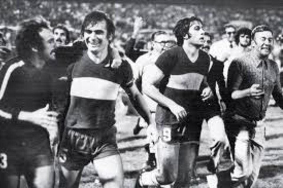 Rubén "Chapa" Suñé; su gol se pudo volver a ver 43 años después.