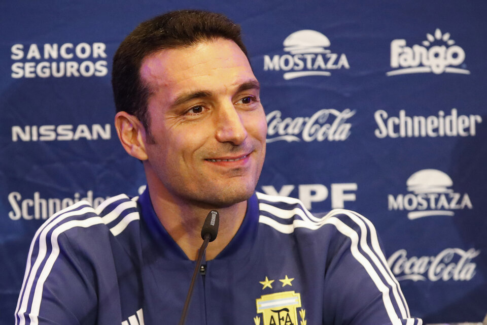 Lionel Scaloni, DT de la Selección. (Fuente: Prensa AFA)