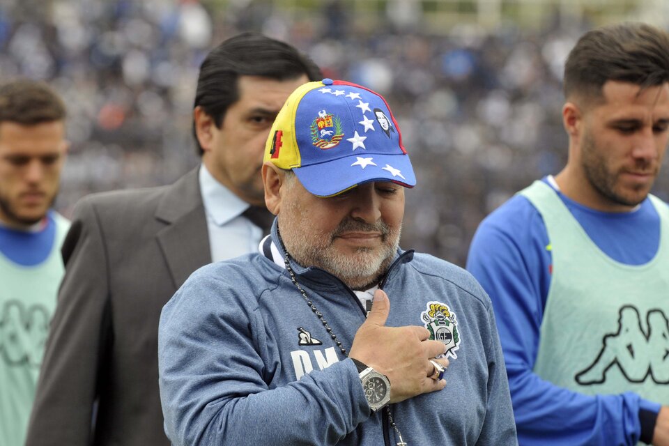 Desde la llegada de Maradona, Gimnasia mejoró considerablemente. (Fuente: Télam)