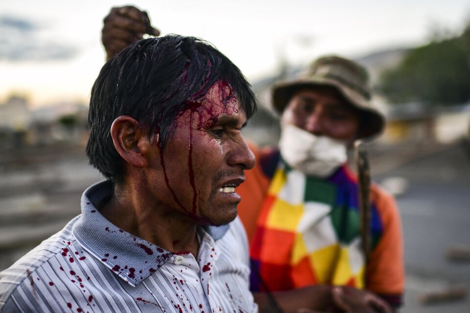 La CIDH criticó con dureza la represión del gobierno de facto de Añez. (Fuente: AFP)