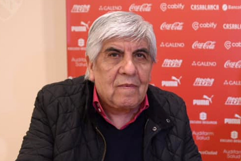 Hugo Moyano, titular de Independiente. (Fuente: Prensa Independiente)