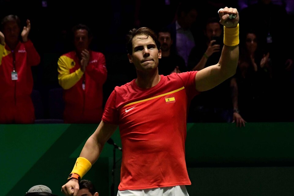 Rafael Nadal es la principal carta del equipo español. (Fuente: AFP)
