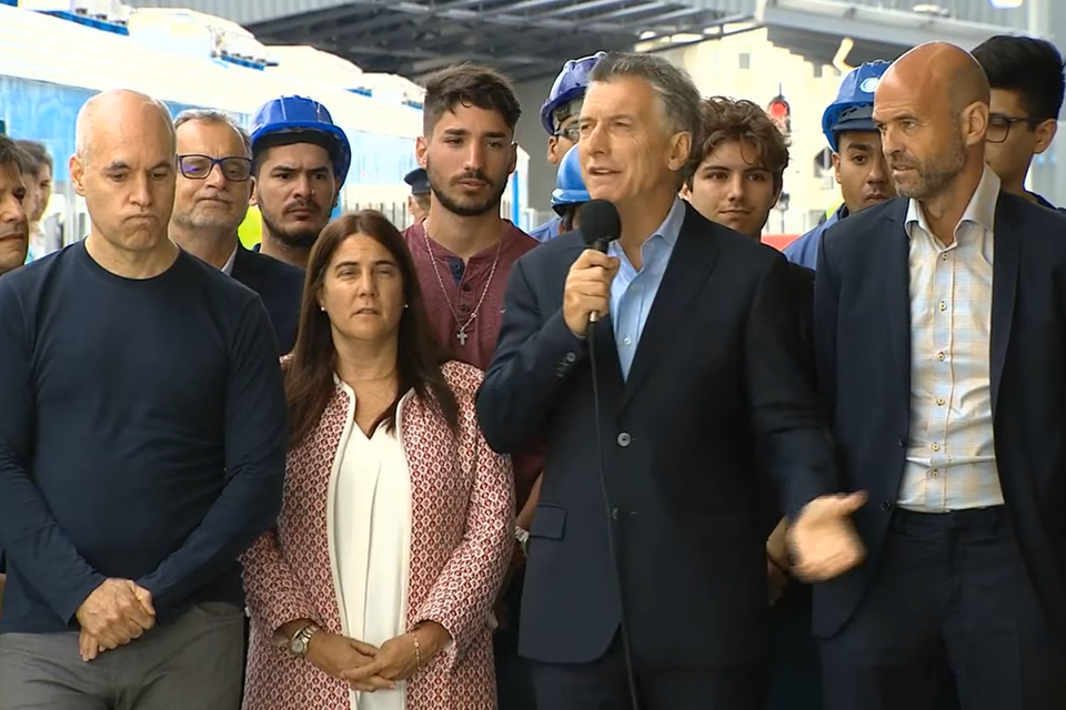 Mauricio Macri y Horacio Rodríguez Larreta compartieron un acto en Pompeya.