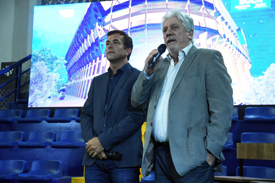 Juan Carlos Crespi habló en la presentación de proyecto. (Fuente: Télam)