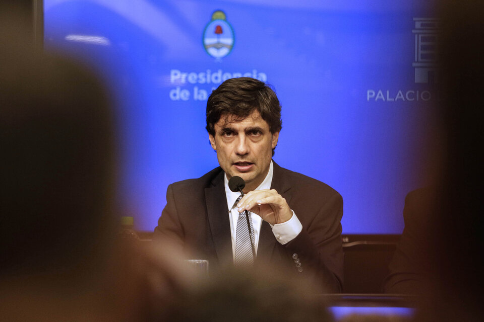El ministro de Hacienda, Hernán Lacunza (Fuente: Jorge Larrosa)