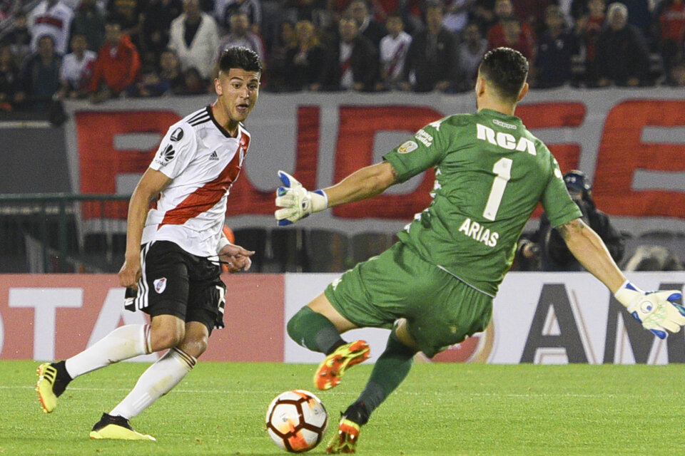 Exequiel Palacios es una pieza clave en el mediocampo de Gallardo. (Fuente: NA)