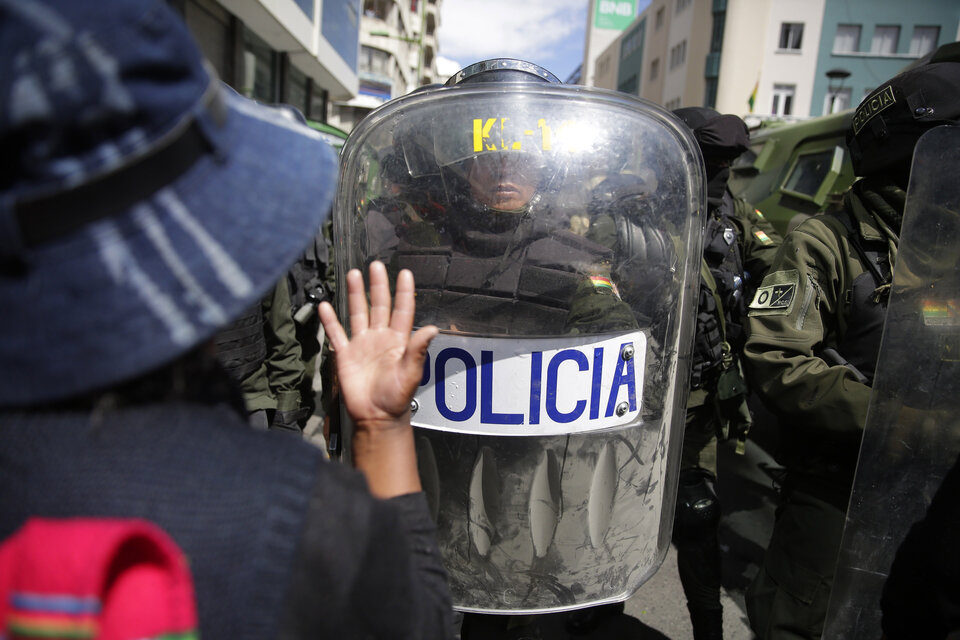 La represión en Bolivia es promovida por los golpistas. (Fuente: EFE)