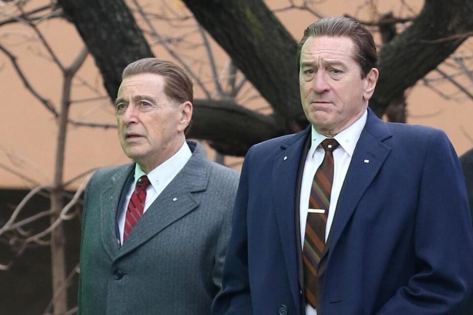 Al Pacino y De Niro en The Irishman, que llega a Netflix en el segundo semestre.