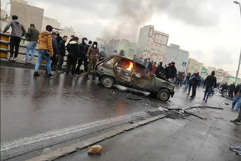 Las manifestaciones en Iran provocaron 7000 detenciones. (Fuente: AFP)