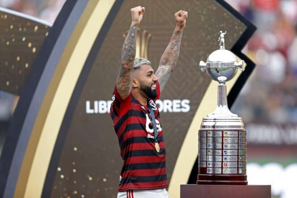 Gabigol, estrella de Flamengo. (Fuente: AFP)