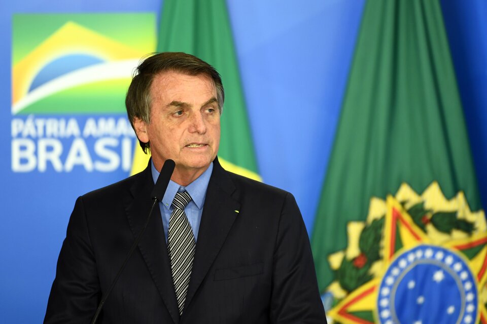 El presidente de Brasil jair Bolsonaro