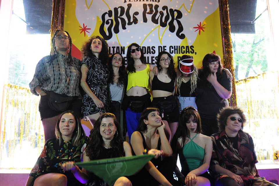 El lema del festival es "No faltan bandas de chicas, faltan festivales girl power". (Fuente: Alejandro Leiva)