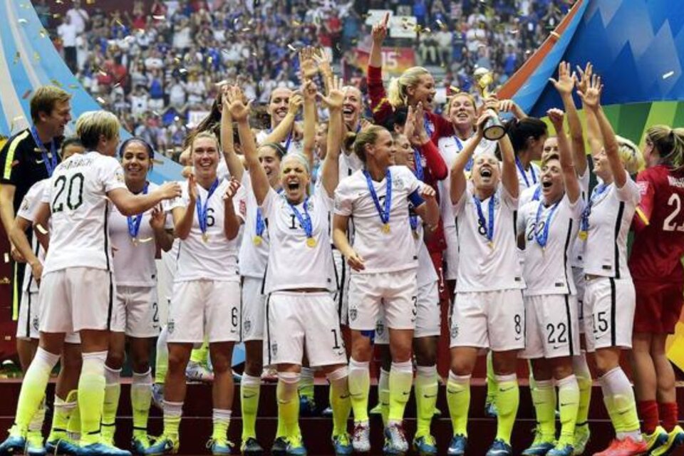 Estados Unidos fue el último campeón mundial, en Francia 2019 (Fuente: AFP)