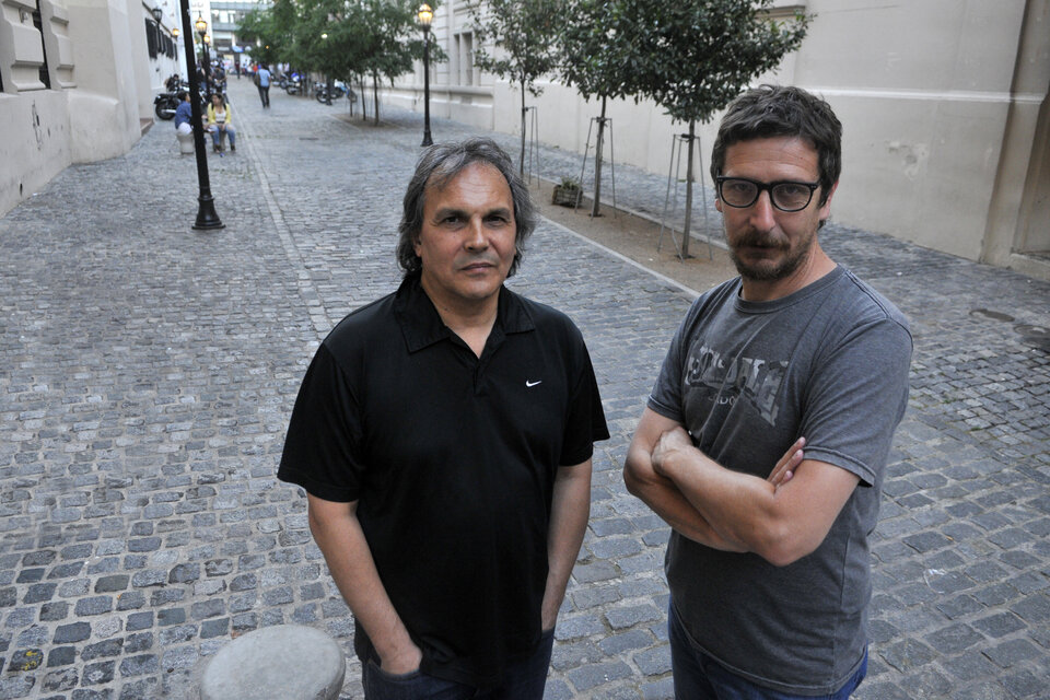 Marcos González Cezer y Julio Boccalatte, fundadores de Ediciones Al Arco. (Fuente: Sandra Cartasso)