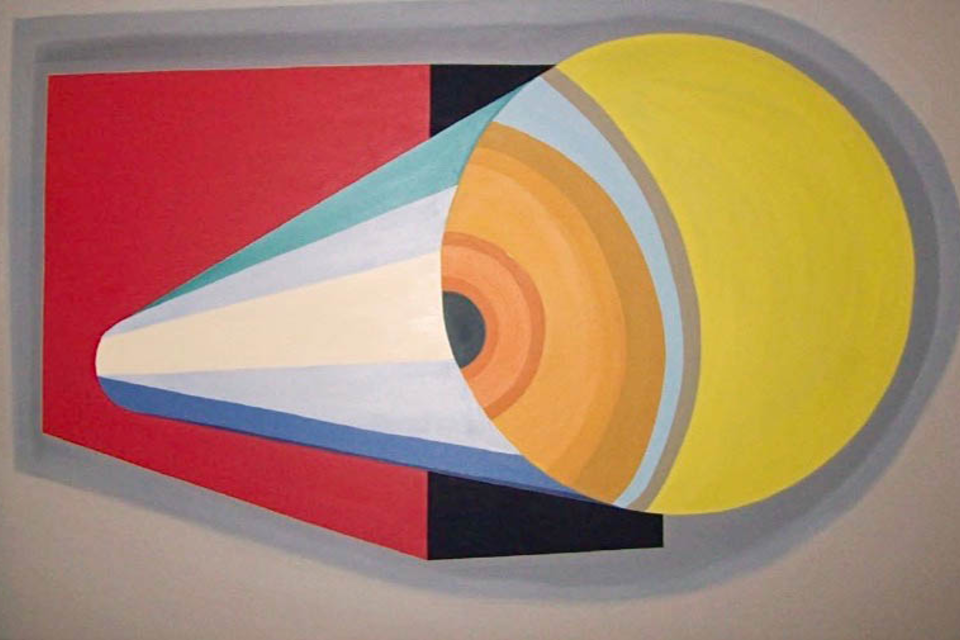 "Vida revolucionaria 2", 2012, óleo de Magdalena Jitrik, 110 x 170 cm.