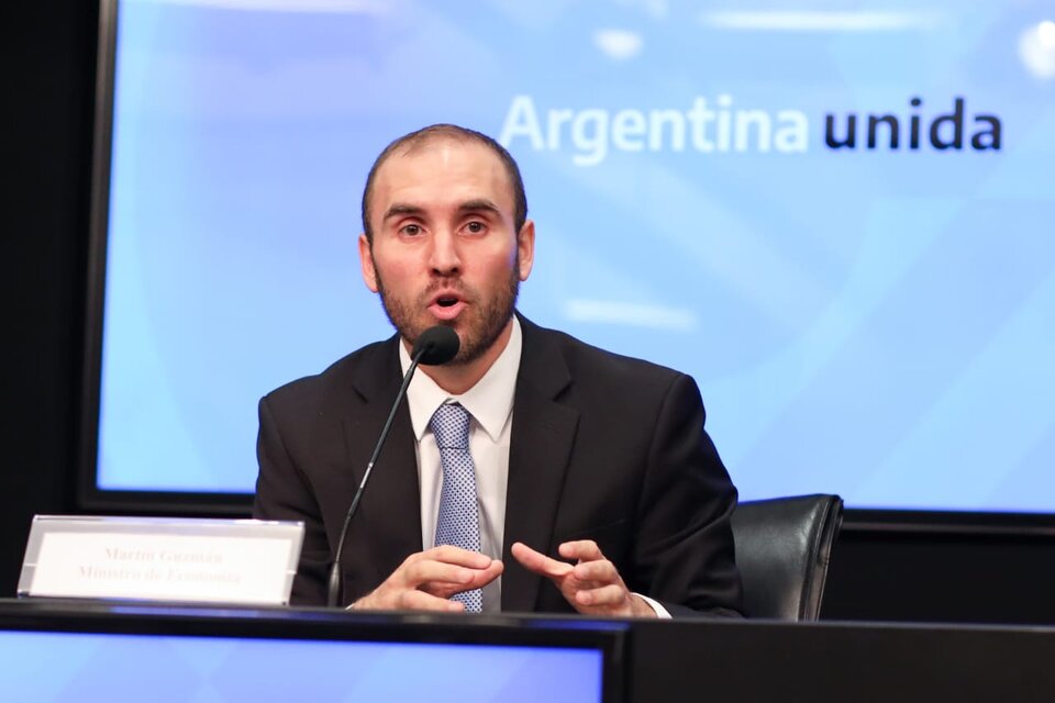 El ministro de Economía, Martín Guzmán, presentó las nuevas medidas económicas. (Fuente: Joaquín Salguero)