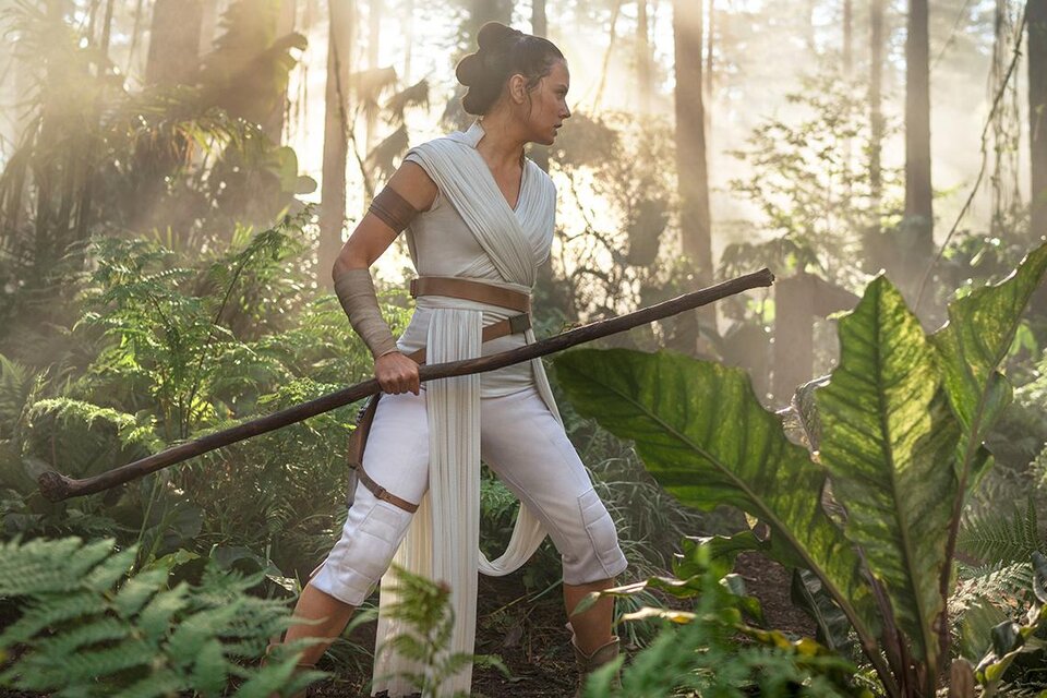 Daisy Ridley como Rey en "El ascenso de Skywalker".