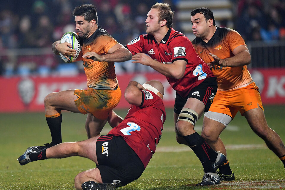 Jaguares cayó ante Crusaders en la final del Super Rugby en Nueva Zelanda. (Fuente: AFP)