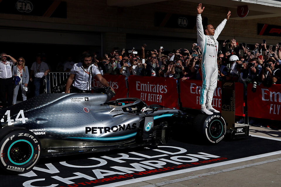 Hamilton, flamante campeón de la F1 2019. (Fuente: AFP)