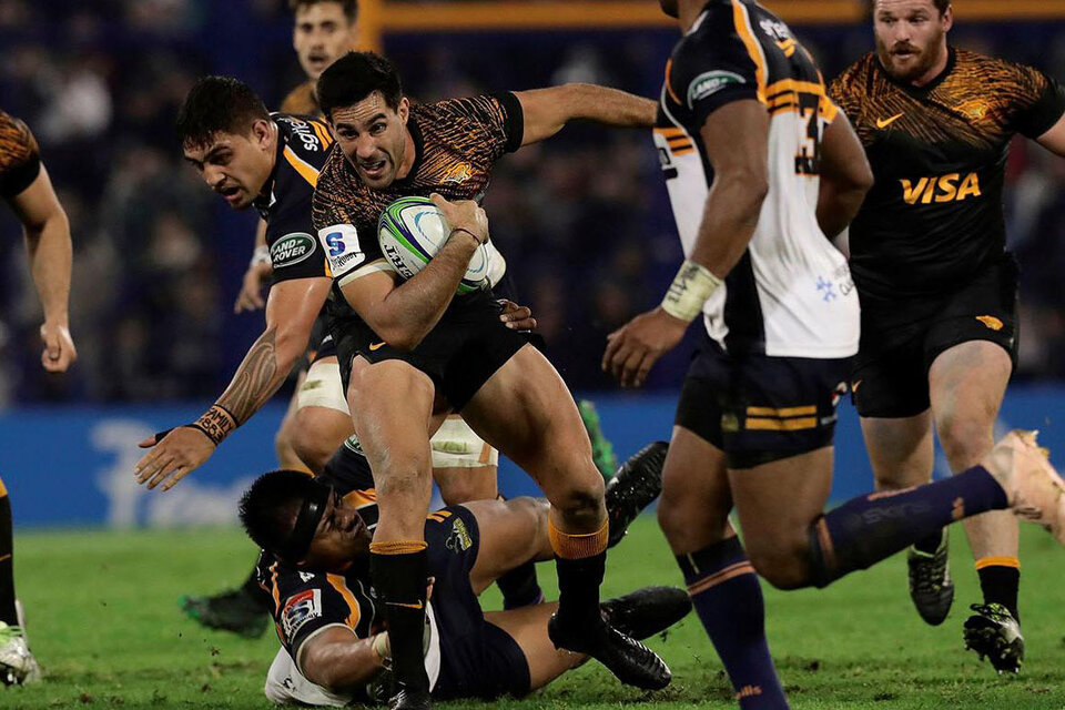 Jaguares en acción en el Super Rugby. (Fuente: AFP)
