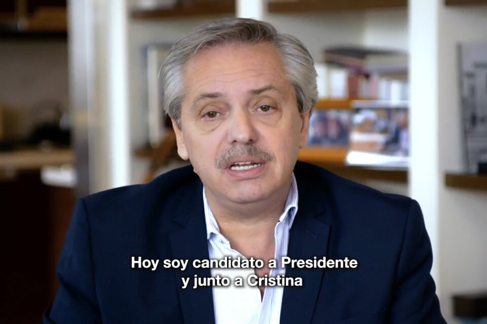 El nuevo mensaje electoral de Alberto Fernández.