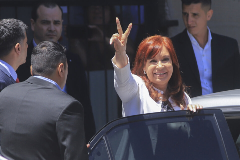 CFK termina el año como vicepresidenta de la Nación.  (Fuente: NA)