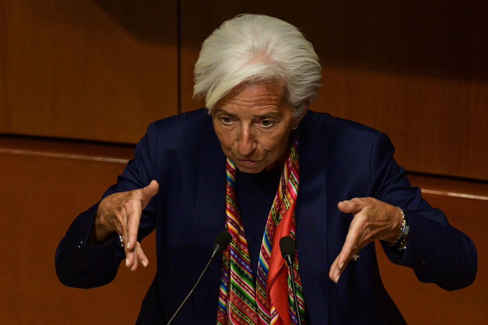 Christine Lagarde, ex titular del FMI,  se quejó de las críticas por los fracasos del organismo. (Fuente: AFP)