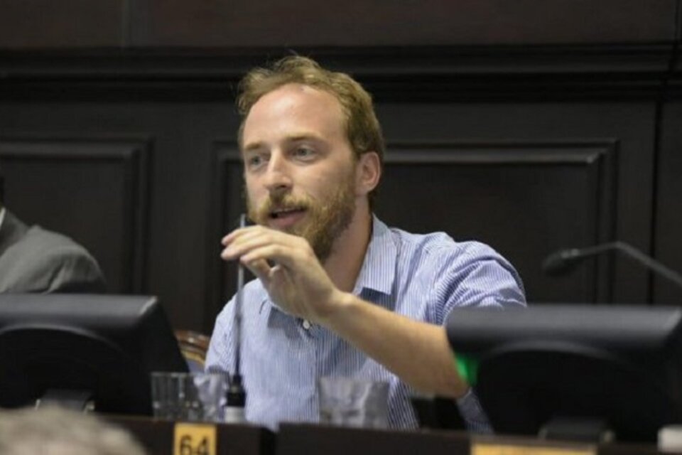 Federico Otermín asumió al frente de la Cámara de Diputados bonaerense con el cambio de gestión.  (Fuente: Twitter)