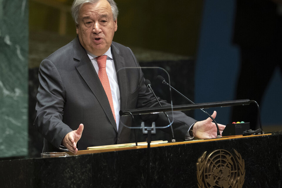 "El mundo no puede permitirse otra guerra en el golfo Pérsico”, alertó Guterres
