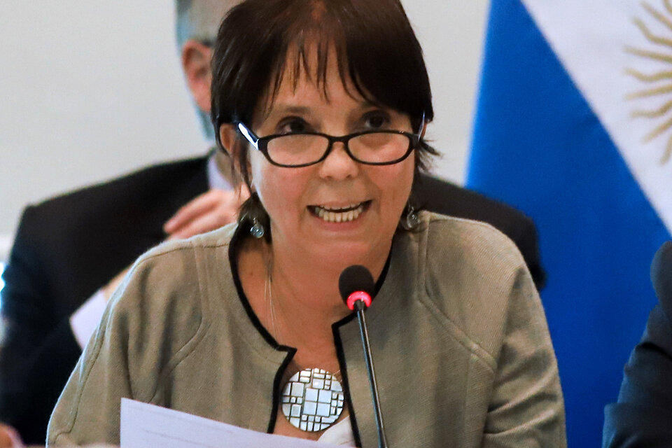 Mercedes Marcó del Pont, titular de la AFIP, presentó el año impositivo correspondiente al gobierno anterior. (Fuente: NA)