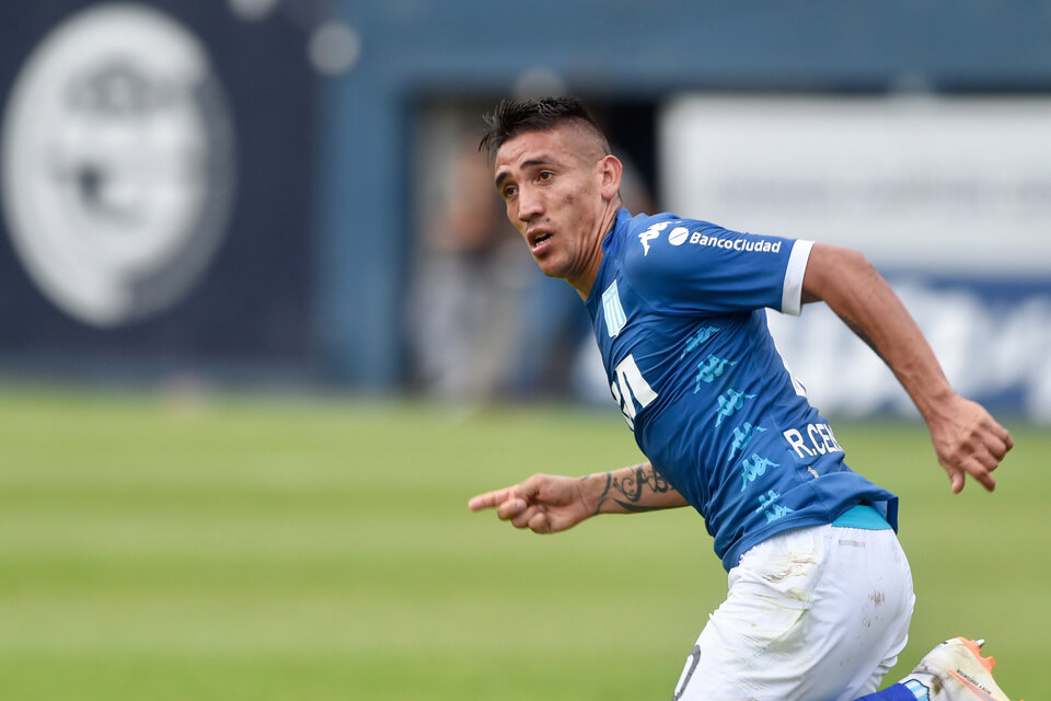 Ricardo Centurión, en su última etapa en Racing Club. (Fuente: Fotobaires)