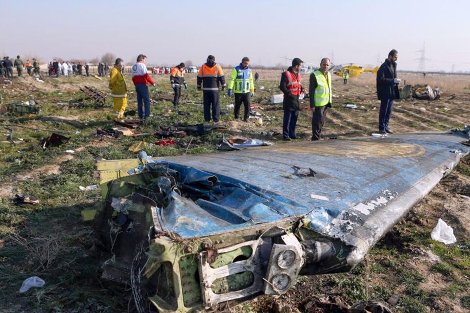Irán admitió que derribó al avión ucraniano por "error humano" (Fuente: AFP)