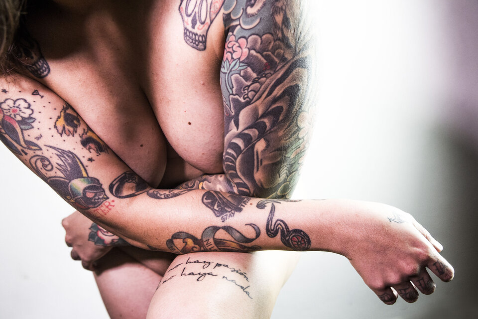 Tatuarse para pesistir (Fuente: Sebastián Freire)