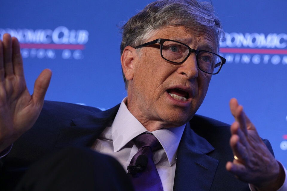 Bill Gates, fundador y principal accionista de Microsoft. (Fuente: AFP)