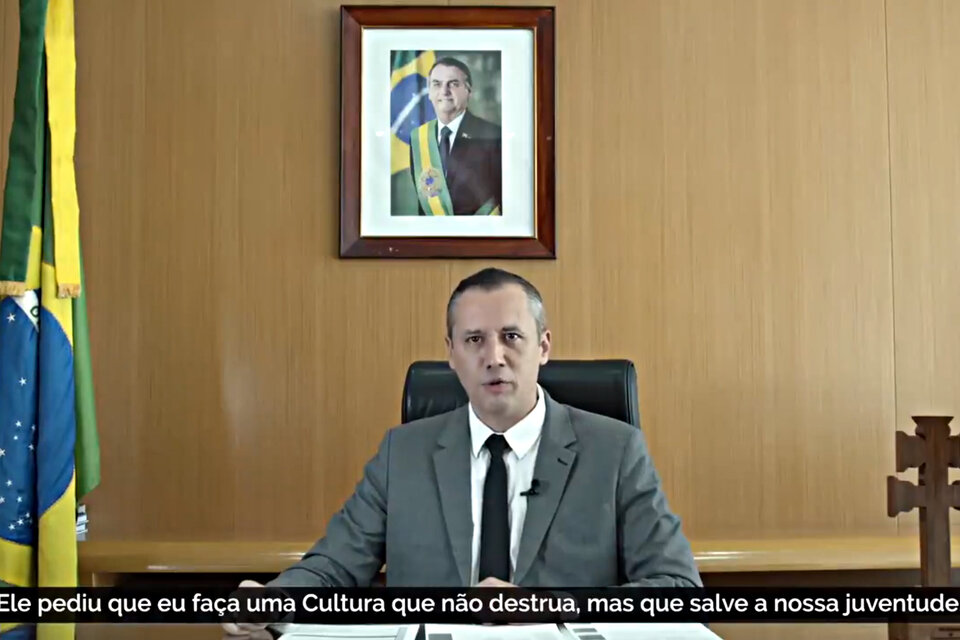 El secretario de Cultura de Bolsonaro copió un discurso de Goebbels