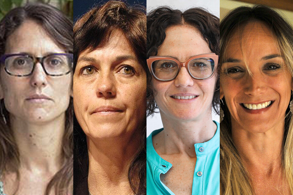 La ministra de Mujeres, Elizabeth Gómez Alcorta, la secretaria legal y técnica Vilma Ibarra, la vicejefa de Gobierno Cecilia Todesca y la titular de Aysa, Malena Galmarini, son algunas de las que forman parte del grupo.