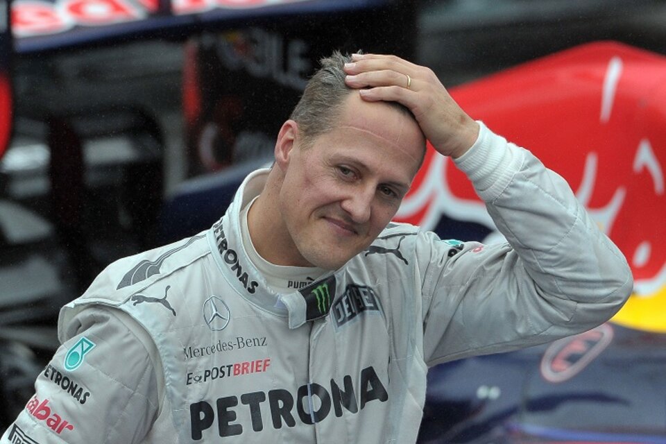 Schumacher en su último día en la Fórmula 1, en 2012, cuando corría en Mercedes.  (Fuente: AFP)