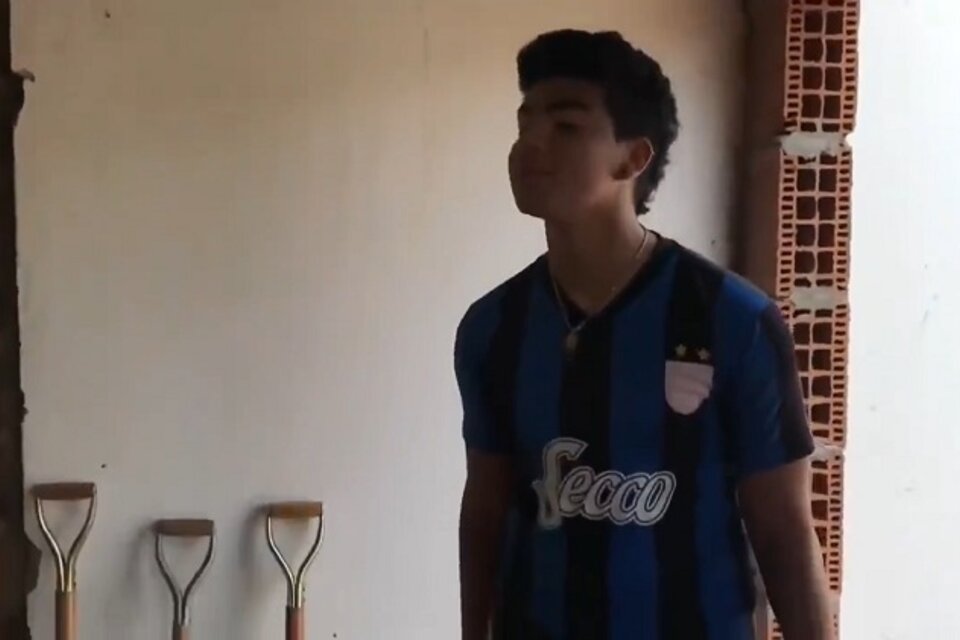 Fernando Báez, en el video que difundió Seres vs. Teneres.  (Fuente: Captura de pantalla)