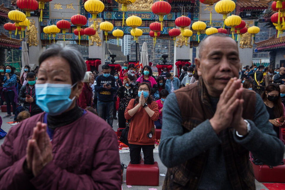 China intensificó los controles para evitar que el coronavirus se propague (Fuente: AFP)