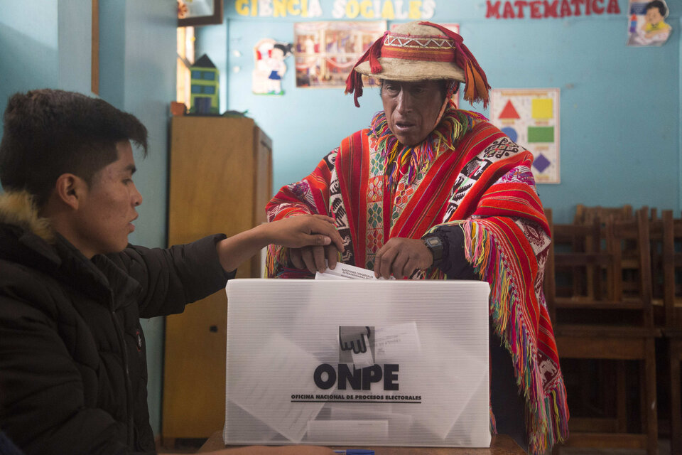 Elecciones legislativas en Perú.  (Fuente: EFE)