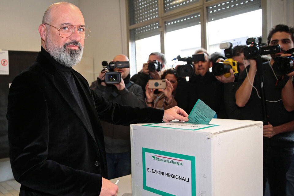 Stefano Bonaccini, candidato del centroizquierda en Emilia Romania.  (Fuente: EFE)