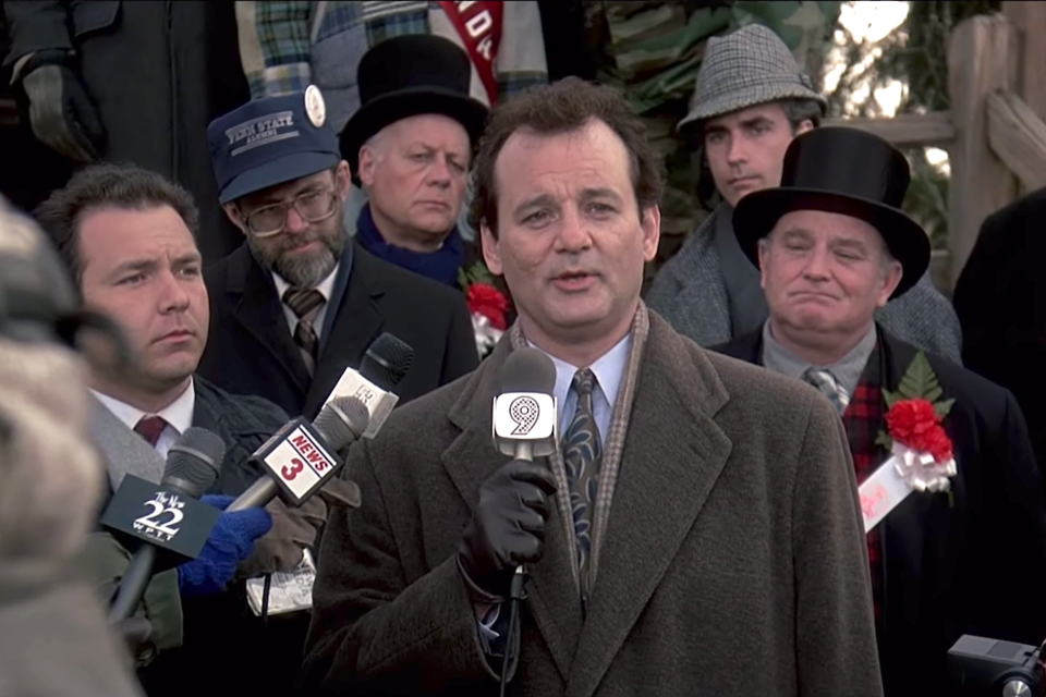 Bill Murray en Groundhog Day, un clásico inesperado de Harold Ramis.
